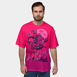 Футболка оверсайз мужская We grab pizza later, цвет: 3D-принт — фото 2