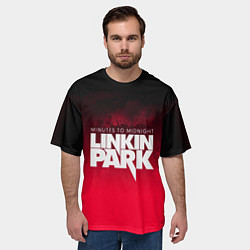 Футболка оверсайз мужская Linkin Park: Minutes to midnight, цвет: 3D-принт — фото 2