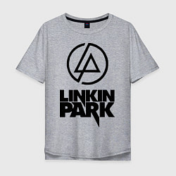 Футболка оверсайз мужская Linkin Park, цвет: меланж