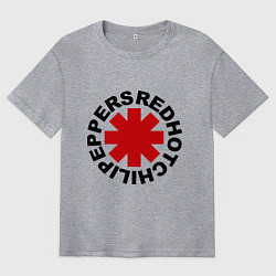 Футболка оверсайз мужская Red Hot Chili Peppers, цвет: меланж