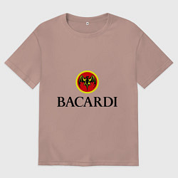Футболка оверсайз мужская Bacardi, цвет: пыльно-розовый