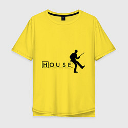 Футболка оверсайз мужская House MD, цвет: желтый