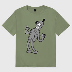 Мужская футболка оверсайз Bender Error