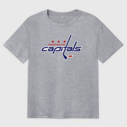 Мужская футболка оверсайз Washington Capitals