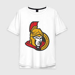 Футболка оверсайз мужская Ottawa Senators, цвет: белый