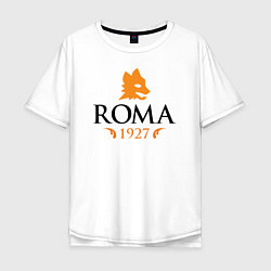 Футболка оверсайз мужская AS Roma 1927, цвет: белый