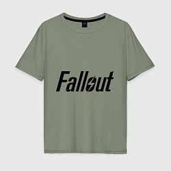 Футболка оверсайз мужская Fallout, цвет: авокадо