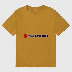 Футболка оверсайз мужская Suzuki, цвет: горчичный
