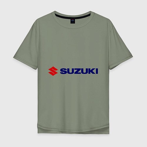 Мужская футболка оверсайз Suzuki / Авокадо – фото 1
