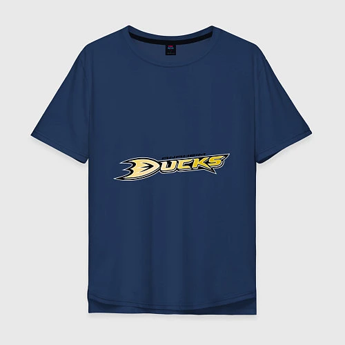 Мужская футболка оверсайз Anaheim Ducks: Selanne / Тёмно-синий – фото 1