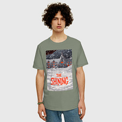 Футболка оверсайз мужская The Shining, цвет: авокадо — фото 2