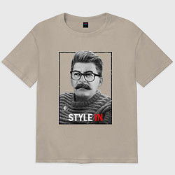 Футболка оверсайз мужская Stalin: Style in, цвет: миндальный