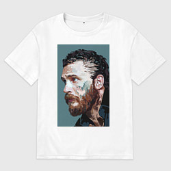 Футболка оверсайз мужская Том Харди Ван Гога, цвет: белый