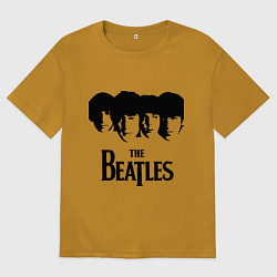 Мужская футболка оверсайз The Beatles: Faces