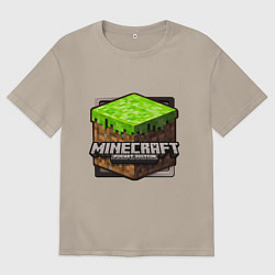 Мужская футболка оверсайз Minecraft: Pocket Edition