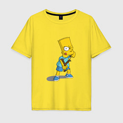 Футболка оверсайз мужская Bad Bart, цвет: желтый