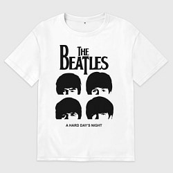 Футболка оверсайз мужская A Hard Days Night, цвет: белый