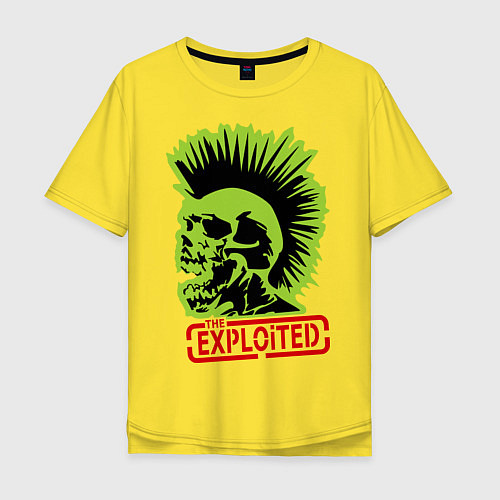 Мужская футболка оверсайз The Exploited / Желтый – фото 1