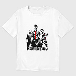 Мужская футболка оверсайз Группа Green Day