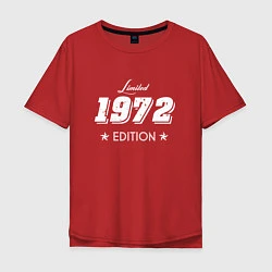 Футболка оверсайз мужская Limited Edition 1972, цвет: красный