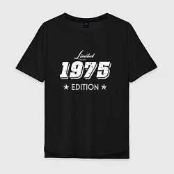 Футболка оверсайз мужская Limited Edition 1975, цвет: черный