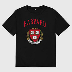 Мужская футболка оверсайз Harvard university