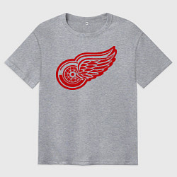 Футболка оверсайз мужская Detroit Red Wings: Pavel Datsyuk, цвет: меланж