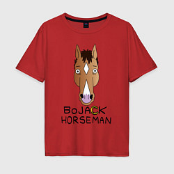 Мужская футболка оверсайз BoJack Horseman