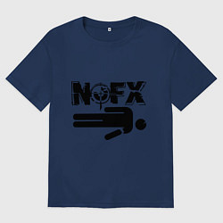 Мужская футболка оверсайз NOFX crushman
