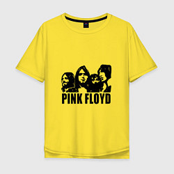 Футболка оверсайз мужская Pink Floyd, цвет: желтый