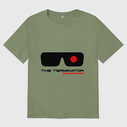 Футболка оверсайз мужская The Terminator, цвет: авокадо