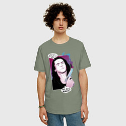 Футболка оверсайз мужская Томми Вайсо, цвет: авокадо — фото 2