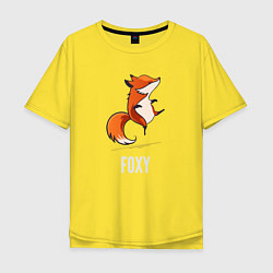 Футболка оверсайз мужская Little Foxy, цвет: желтый