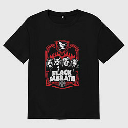 Футболка оверсайз мужская Black Sabbath Collective, цвет: черный