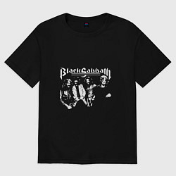 Футболка оверсайз мужская Black Sabbath, цвет: черный