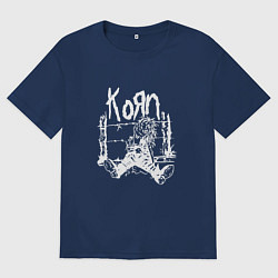 Мужская футболка оверсайз Korn