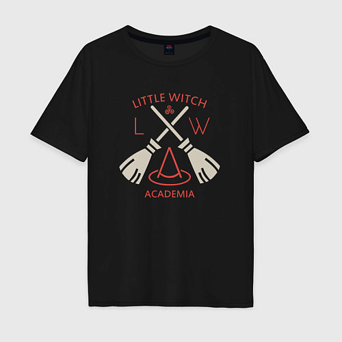 Мужская футболка оверсайз Little Witch Academia / Черный – фото 1