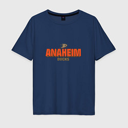 Мужская футболка оверсайз Anaheim Ducks