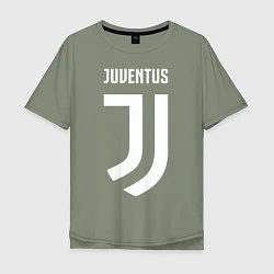 Футболка оверсайз мужская FC Juventus, цвет: авокадо