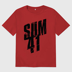 Мужская футболка оверсайз Sum Forty One