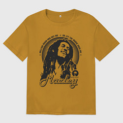 Мужская футболка оверсайз Bob Marley: Island