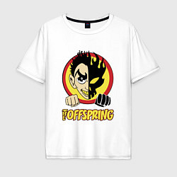 Футболка оверсайз мужская The Offspring Boy, цвет: белый