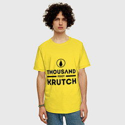 Футболка оверсайз мужская Thousand Foot Krutch, цвет: желтый — фото 2