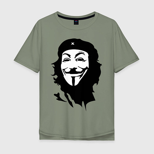 Мужская футболка оверсайз Vendetta Chegevara / Авокадо – фото 1