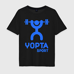 Футболка оверсайз мужская Yopta Sport, цвет: черный