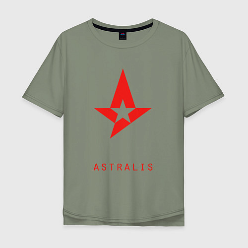 Мужская футболка оверсайз Astralis - The Form / Авокадо – фото 1