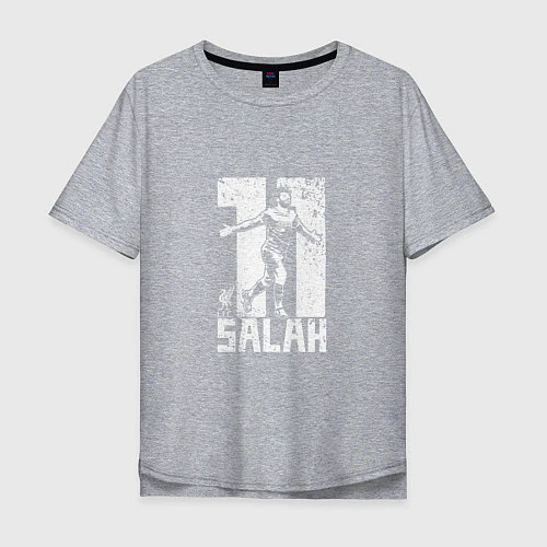 Мужская футболка оверсайз Salah 11 / Меланж – фото 1