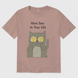 Мужская футболка оверсайз More Sun In Your Life