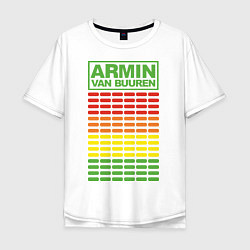 Футболка оверсайз мужская Armin van Buuren: EQ, цвет: белый