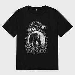 Мужская футболка оверсайз Bear Camp Free Forever
